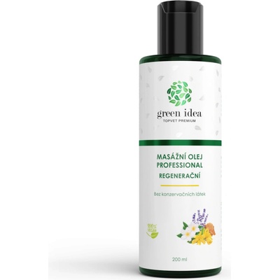 Green idea Professional regeneračný masážny olej 200 ml