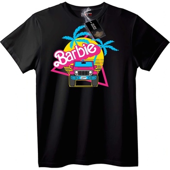 NOONEBRAND Тениска Barbie джип тропически - 4XL, White