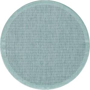 Ayyildiz Син кръгъл килим за открито и закрито ø 120 cm Giza 1410 - Ayyildiz Carpets (GIZA1201201410BLUE)