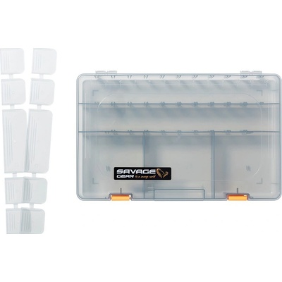 Savage Gear Krabička LUREBOX 6D SMOKE 36 x 22,5 x 5 cm
