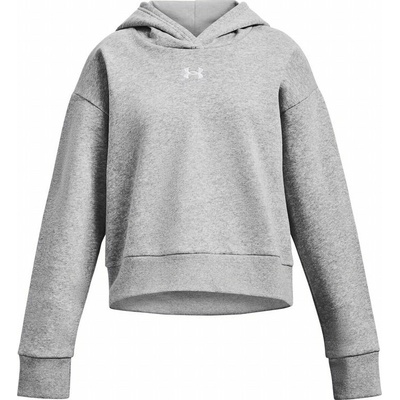 Under Armour Rival Fleece Crop Hoodie-GRY