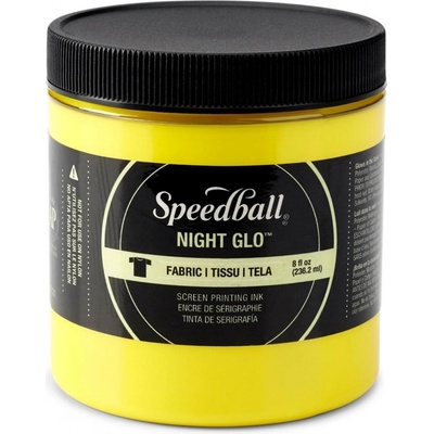 Speedball sítotisková barva na textil 237 ml 521 night glo yellow