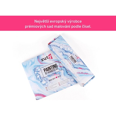 Zuty Malování podle čísel Lama a káva Holly Simental