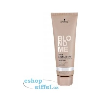 Schwarzkopf Blondme bezsulfátový šampon pro studené odstíny blond bez sulfátů Tone Enhancing Bonding Shampoo 250 ml