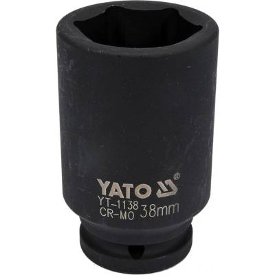 bit 3/4 rázový šestihranný hluboký, 38 mm, CrMo, Yato