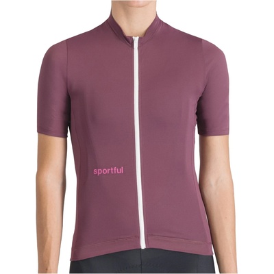 Sportful Дамска фланелка с къс ръкав за колоездене Sportful Women's Classic Jersey Cycling jersey - Bordeaux - размер XXL (156-2553-0116)