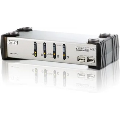 ATEN KVMP превключвател, ATEN CS1734A, 4-портов, PS/2-USB, VGA/Audio (CS1734AC-AT)