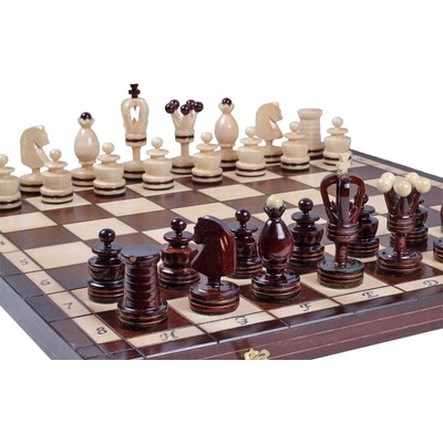 KRÁLOVSKÉ ŠACHY S INKRUSTACÍ – elegantní dárek Sunrise Chess & Games