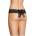 Прашки без дъно със секси панделка, черни - G-String 2403 M/L (SLC0240317)