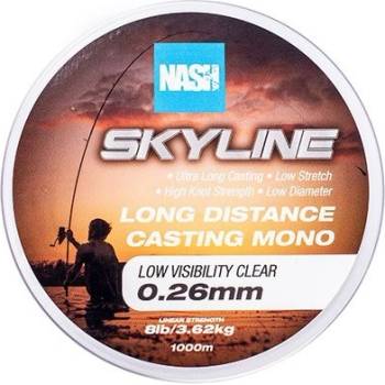 Kevin Nash Skyline Mono Low Visibility Clear 1000 m 0,35 mm 6,8 kg