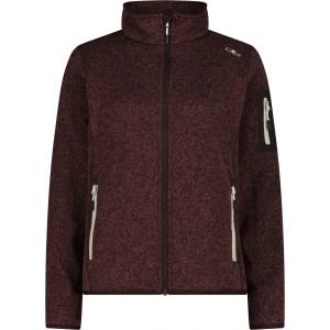 CMP Дамско поларено яке CMP Women's Jacket Jacquard Knitted Fleece jacket - Black Berry / Lighter - размер 38 (EU) (105-4942-2913)