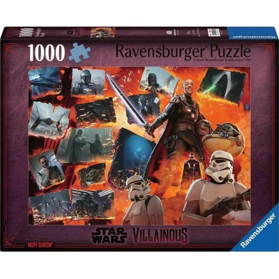 Ravensburger Пъзел Ravensburger от 1000 части - Междузвездни войни Злодеи: Моф Гидиън (12000271)