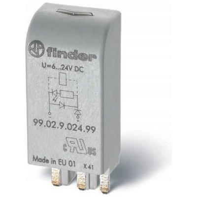 EMC modul, LED zelená + varistor 28-60V AC/DC 99.02.0.060.98