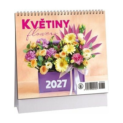 stolní Květiny mini 17cm x 14,5cm, K834 2027