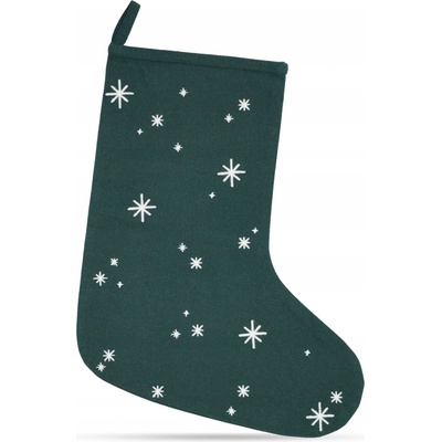 Juna CHRISTMAS Vánoční Punčocha na Dárky 45 cm / Zelená