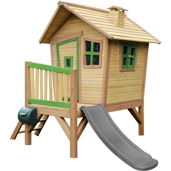 axi Детска къща AXI Robin с пързалка - сива (A030.045.80)