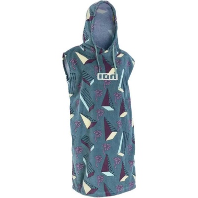 ION Grom poncho - Blue (Crazy Palms)