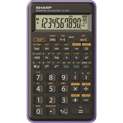 Sharp EL501 černo-fialová