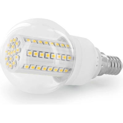Whitenergy Led koule B60 80xSMD E14 4W teplá bílá