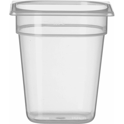 Kontajner GN 1/6 polypropylén, HENDI, Profi Line, GN 1/6, 2,5L, Priehľadná, 176x162x(H)200mm
