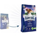 Happy Dog Mini France - храна за алергични и капризни кучета от дребни породи, патешко и безглутенов картоф, 4 кг, Германия - 61242