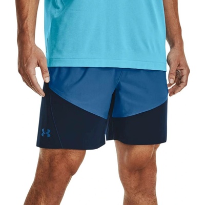 Under Armour UA Knit Woven Hybrid Shorts Modrá