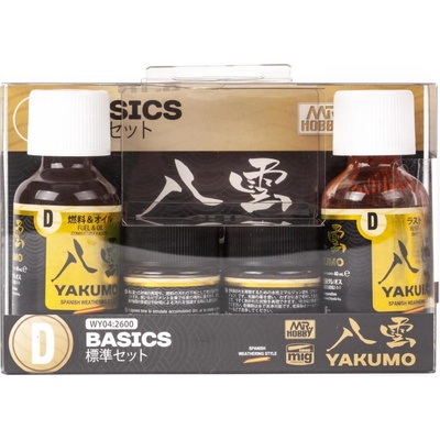 GSI/Gunze Mr. Weahthering Color Paint – Yakumo patinovací set základní barvy