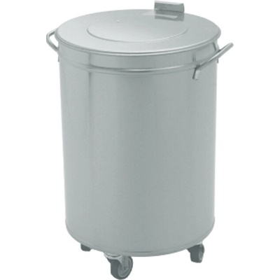 Stalgast Nerezový odpadkový kôš, 90 l pojazdný