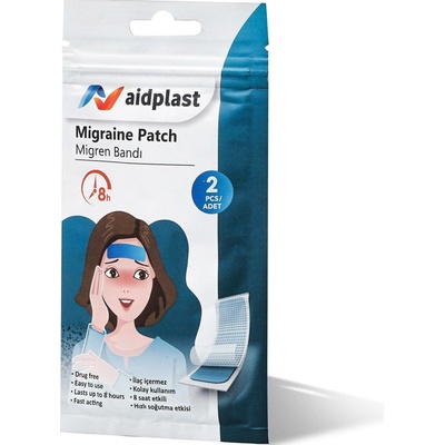 Aiplast náplast na migrény, 2ks