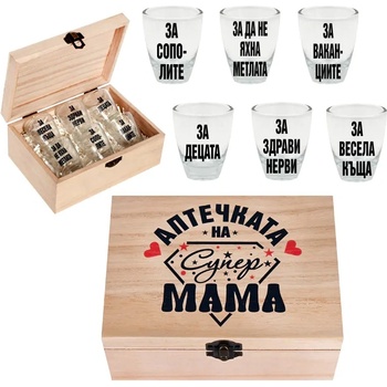 Кутия - АПТЕЧКАТА НА СУПЕР МАМА (К100445)