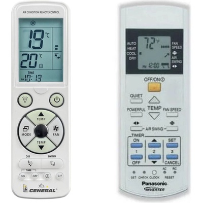 General Panasonic cu-re9rke, cu-re12rke, cu-re15rke, cu-2e15pbe, cu-2e18pbe, cu-3e18pbe - луксозно с подсветка дистанционно управление (cu-re9rke, cu-re12rke, cu-re15rke, cu-2e15pbe, cu-2e18pbe, cu-3e18pbe)