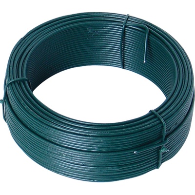 STAVTOOL Viazací drôt | 1,4mm x 50m zelený PVC