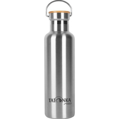 Tatonka Nerezová termofľaša Hot + Cold Stuff Bamboo Lid 750 ml strieborná