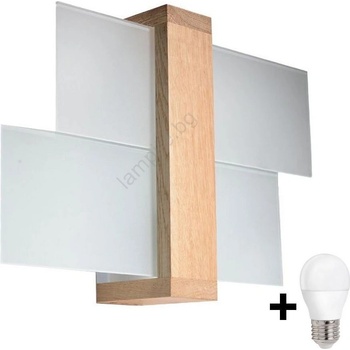 Image 1 of Brilagi - LED аплик HERA 1xE27/7, 5W/230V дърво (BG0549)