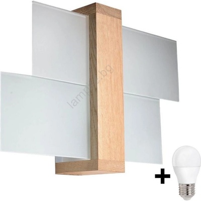 Brilagi - LED аплик HERA 1xE27/7, 5W/230V дърво (BG0549)