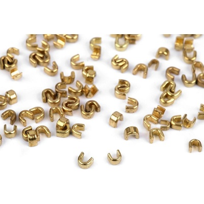 Koncovka na zip No 3; 5; 8; 10 horní Varianta: 4 (5 mm) zlatá světlá, Balení: 10 g