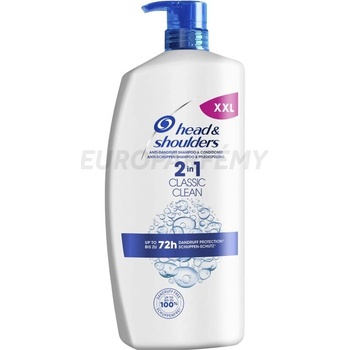 Head & Shoulders Classic Clean šampón 2v1 proti lupinám 900 ml