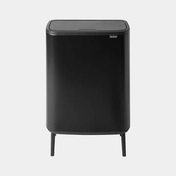 Brabantia 60 л матирано черен кош за смет Brabantia от серия Bo Touch Hi (1001260)