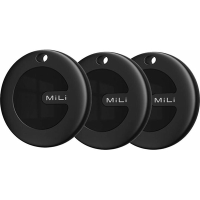 Mili MiTag AN (3 ks) (MILI MITAG AN BLK 3) čierny