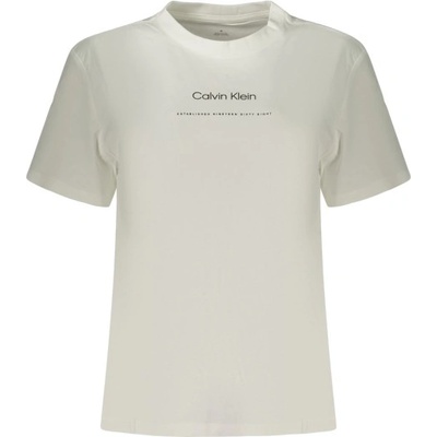 Calvin Klein Дамска тениска с къс ръкав calvin klein, Размер xs, Цвят Бяло (lv047c811g_biyaf)