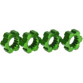 Traxxas алуминиеви главини на колелата зелени (2)