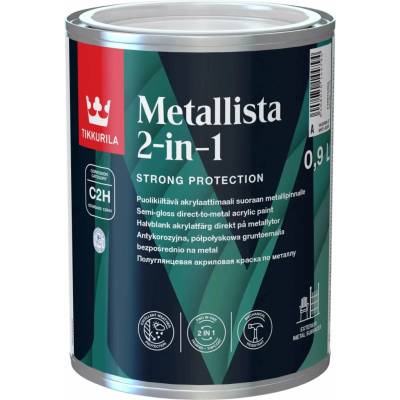 Metallista 2v1 C polomatná 0,9 l biela