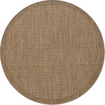 Ayyildiz Кръгъл килим за открито и закрито в естествен цвят ø 200 cm Giza 1410 - Ayyildiz Carpets (GIZA2002001410BROWN)