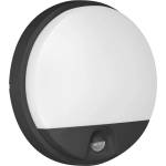 ADVITI LED градинско осветително тяло Adviti Agat (AD-OP-6112BLPMR4), 15W, 1100 lm, 4000K, IP54 защита, PIR сензор, за стена, черно (AD-OP-6112BLPMR4)