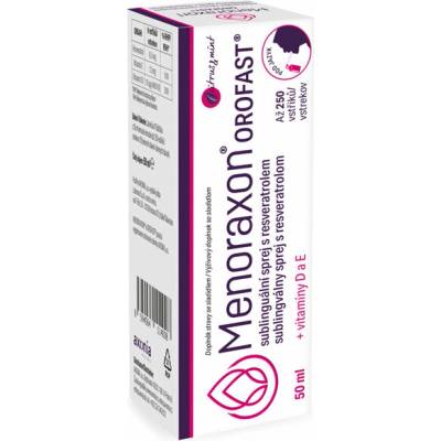 Menoraxon OROFAST sublingválny sprej s resveratrolom 50 ml