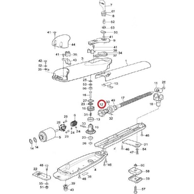 PD0262A0001 ozubené kolo hřídele pro WINGO
