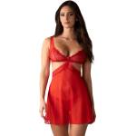 Obsessive Cupide Desir Babydoll & Thong Red S/M