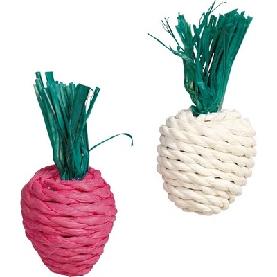 TRIXIE Set of Straw Toys - Играчка за гризачи Репички 2 бр х 8 см