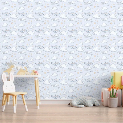 Sablio Tapeta Lietadlá medzi oblakmi, rozmery 336x220 cm