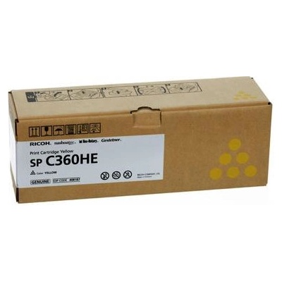Ricoh Тонер, Ricoh 408187, Gelb, за SP C360HE, 5 000 страници (408187)